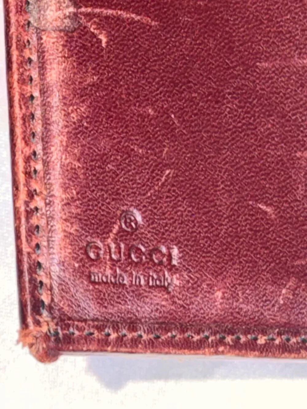 Gucci Vintage GG Monogram Bifold Wallet